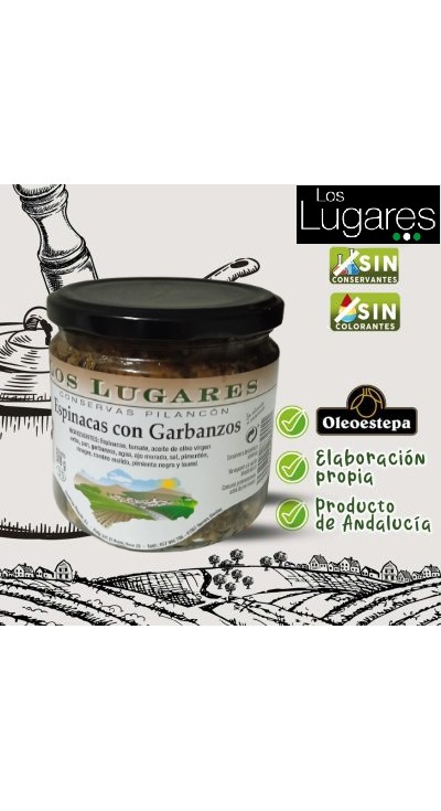 ESPINACAS CON GARBANZOS T-370 (producción propia)